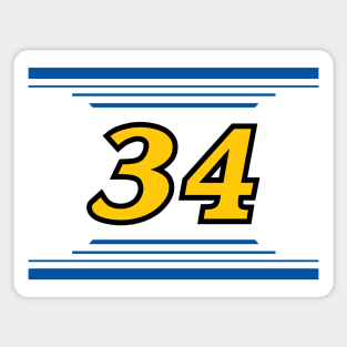 Michael McDowell #34 2024 NASCAR Design Sticker